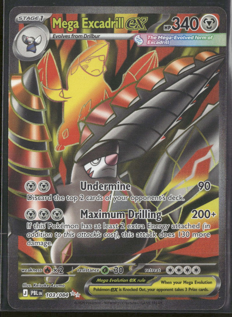 ME05: Pitch Black Mega Excadrill ex #103/084