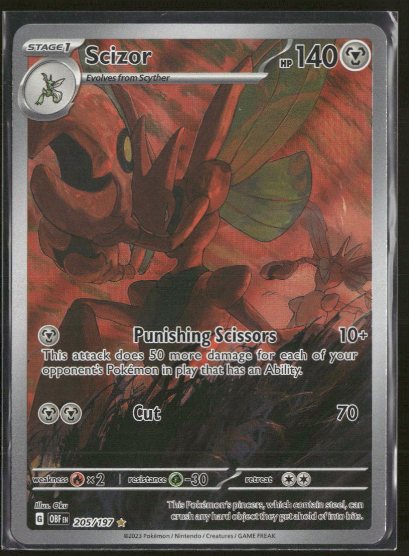 SV03: Obsidian Flames Scizor #205/197