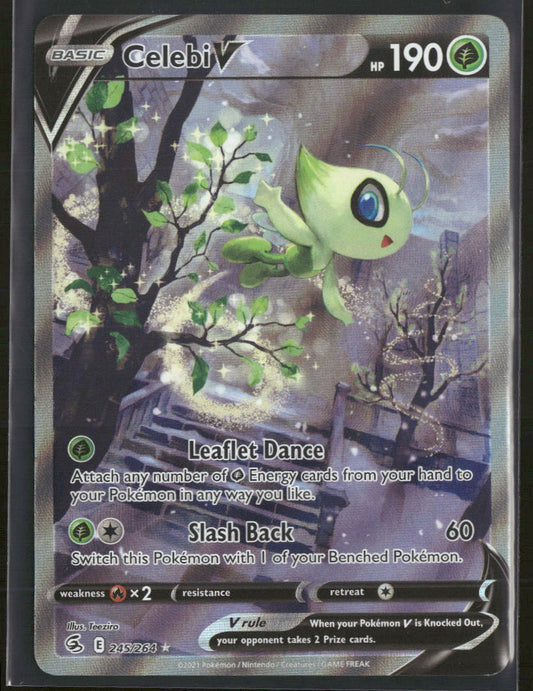SWSH08: Fusion Strike Celebi V (Alternate Full Art) #245/264