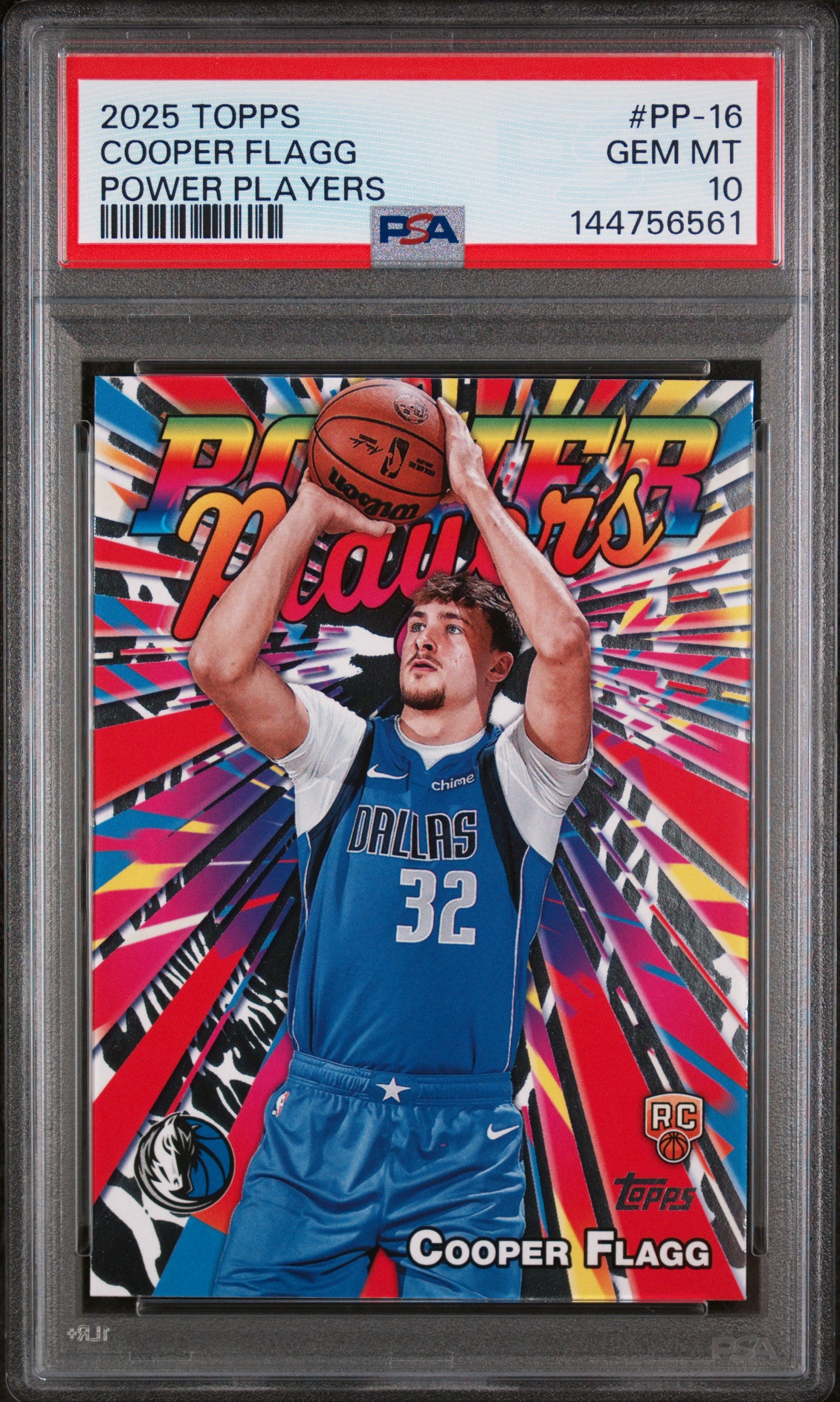2025 Topps Power Players Cooper Flagg 10 PSA #PP-16
