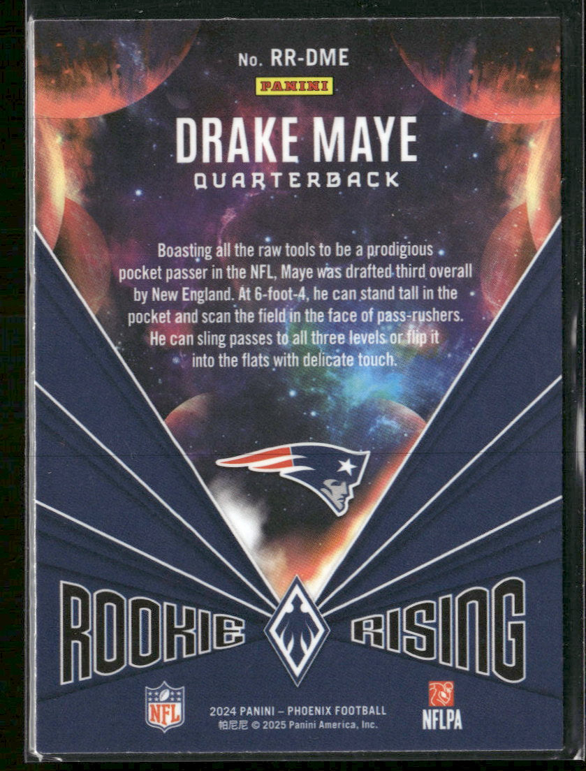 2024 Panini Phoenix Rookie Rising Hyper Drake Maye #RR-DME