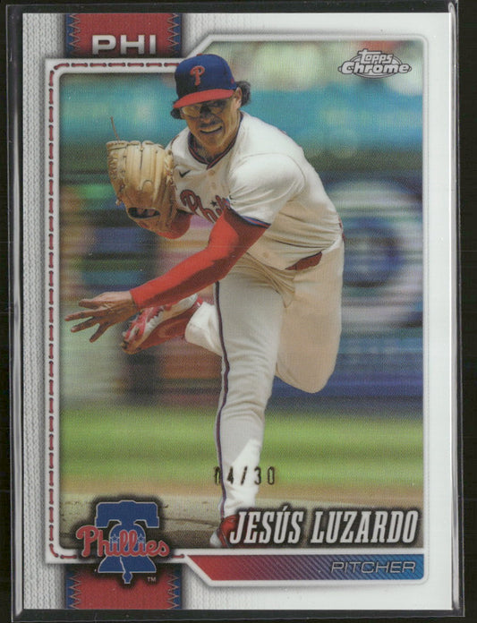 2026 Topps Chrome White Refractors Jesús Luzardo #/30 #265