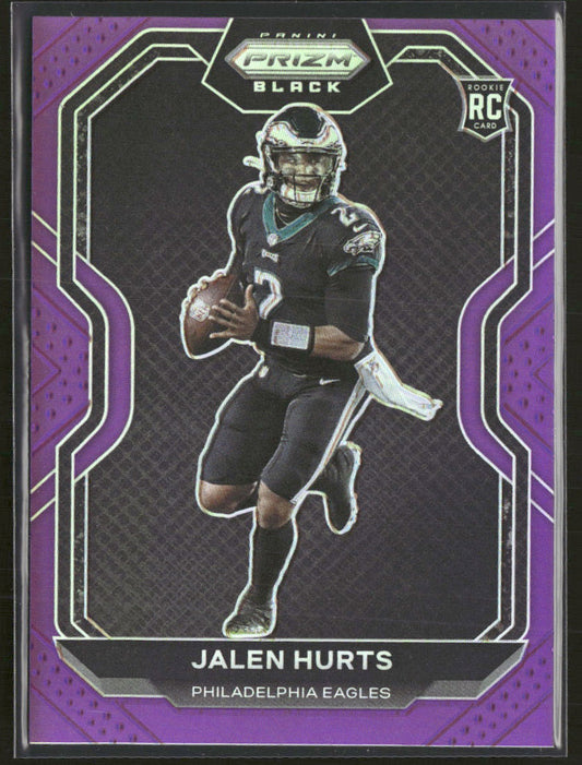 2020 Panini Chronicles Prizm Black Purple Jalen Hurts #/125 #PB-19