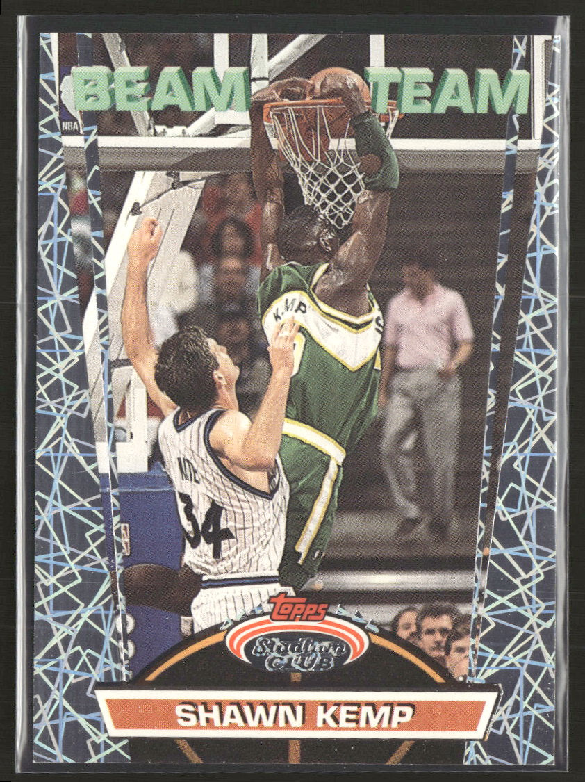 1992-93 Stadium Club Beam Team Members Only Shawn Kemp #3