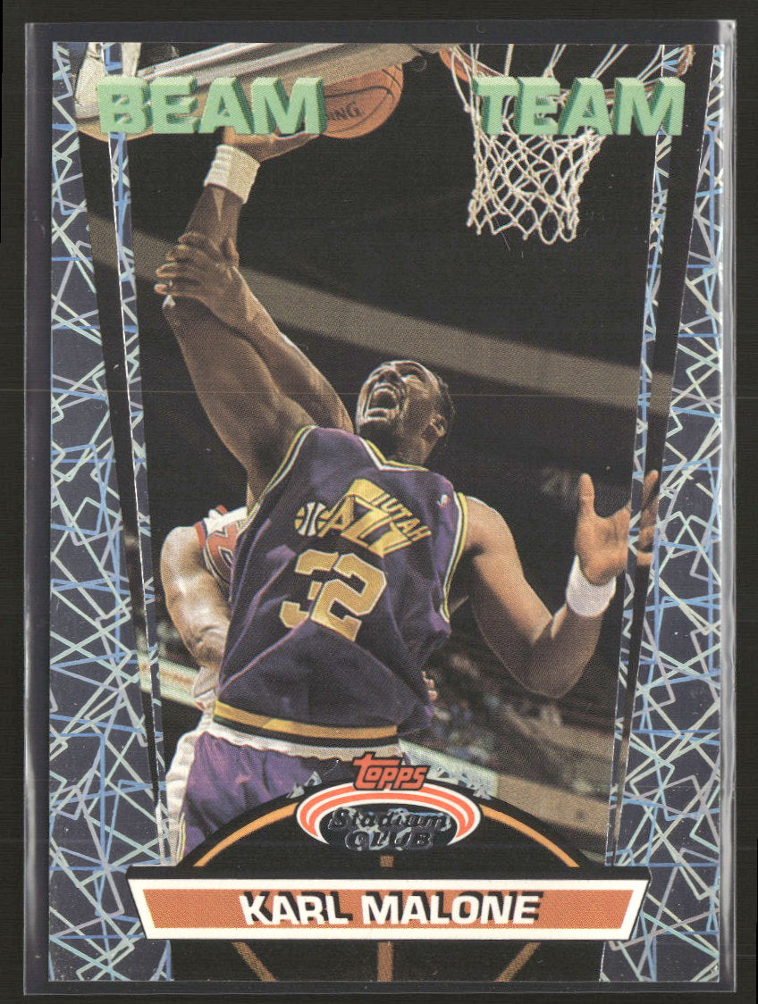 1992-93 Stadium Club Beam Team Members Only Karl Malone #17