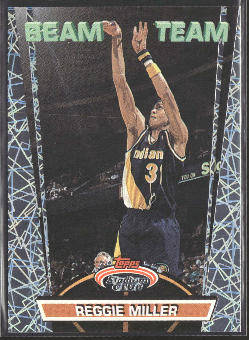 1992-93 Stadium Club Beam Team Members Only Reggie Miller #7