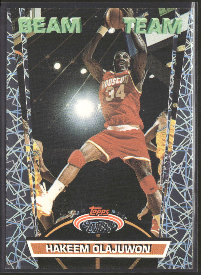 1992-93 Stadium Club Beam Team Members Only Hakeem Olajuwon #16