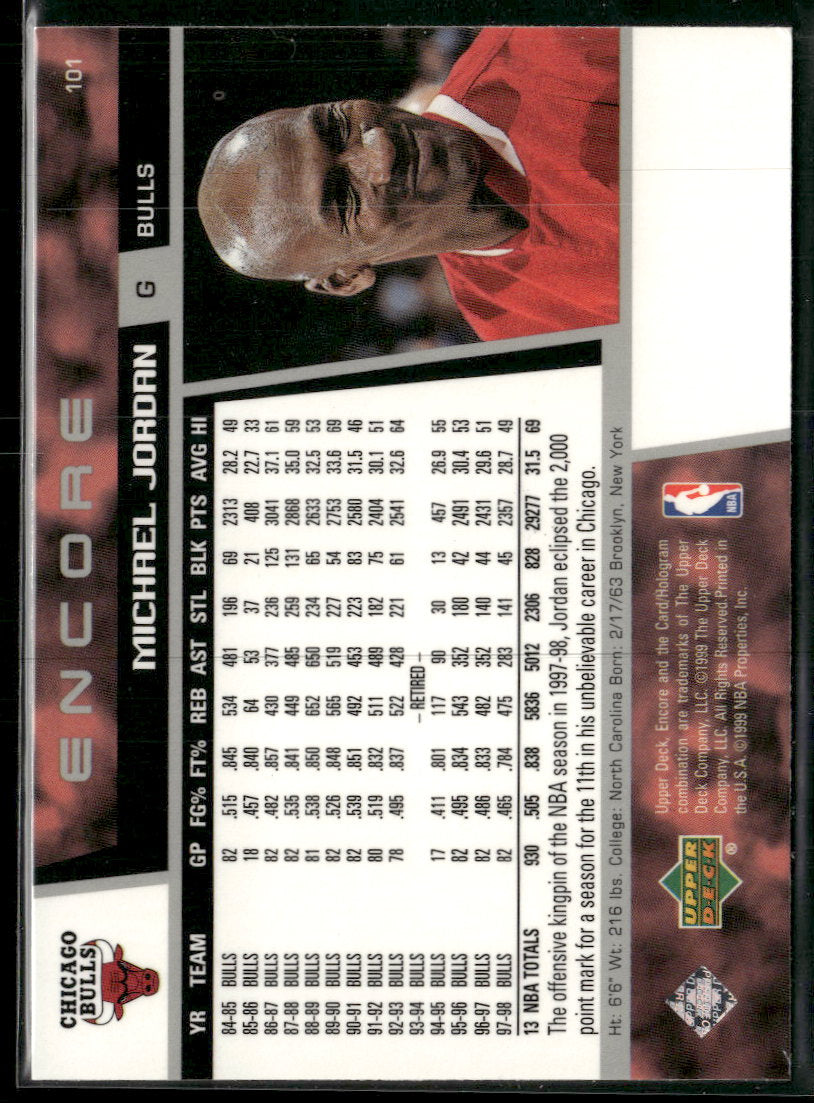 1998-99 Upper Deck Encore Michael Jordan #101