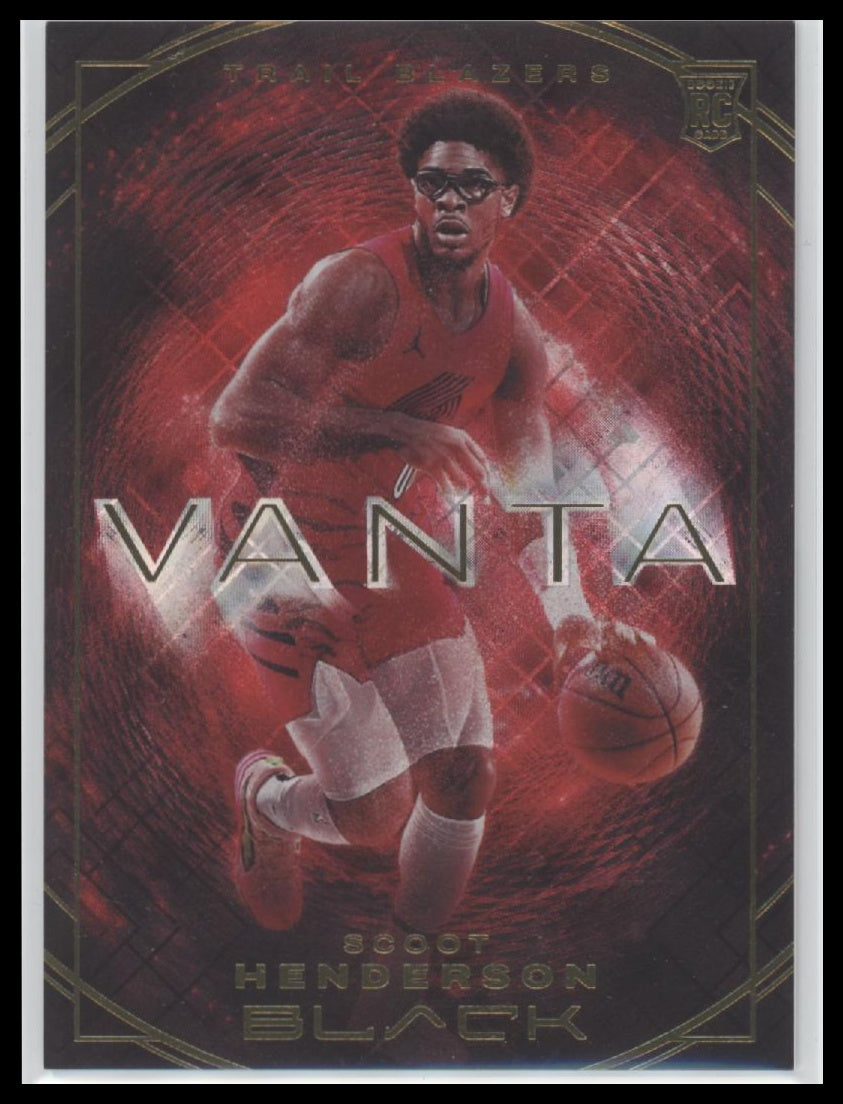 2023-24 Panini Black Vanta Scoot Henderson #5
