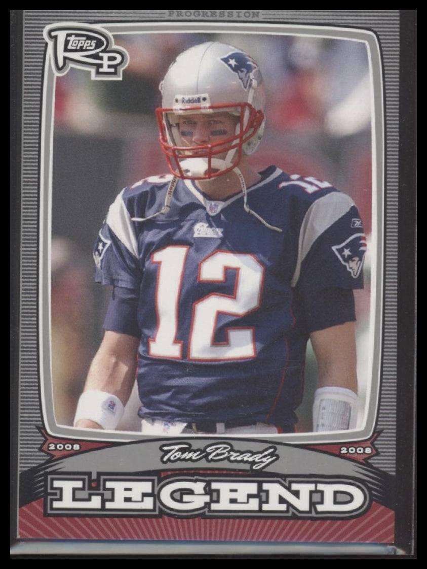 2008 Topps Rookie Progression Legends Silver Tom Brady #/299 #PL-TB