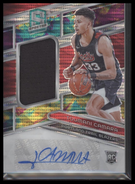 2023-24 Panini Spectra Celestial Toumani Camara Rookie #/99 Auto #241