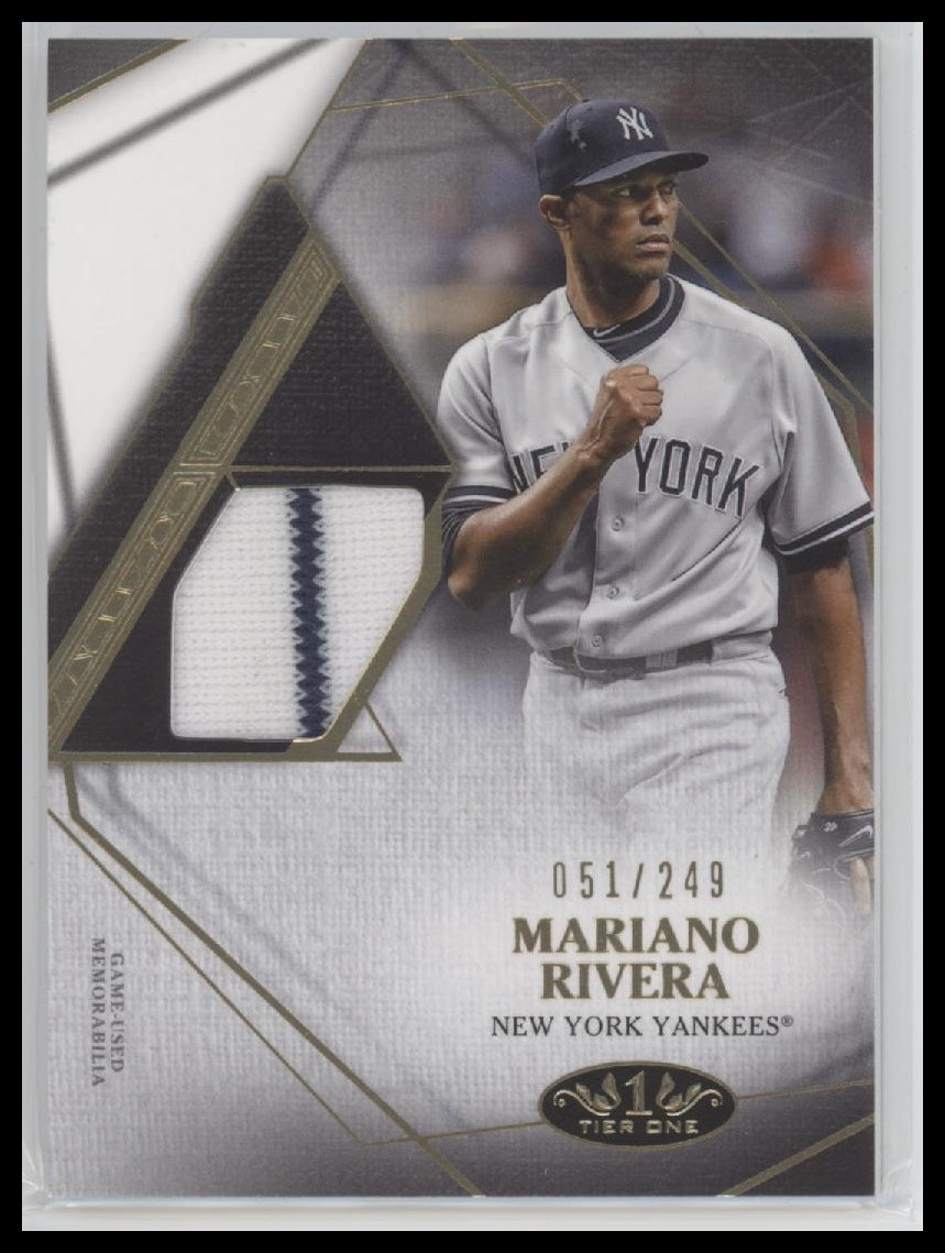 2022 Topps Tier One - Tier One Relics Design B Mariano Rivera #/249 #T1R1-MR