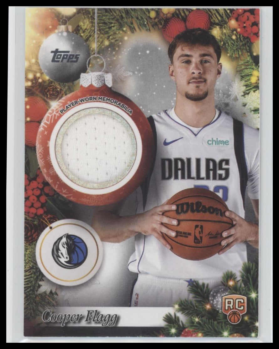 2025-26 Topps Holiday Player Relics Cooper Flagg #PR-CF
