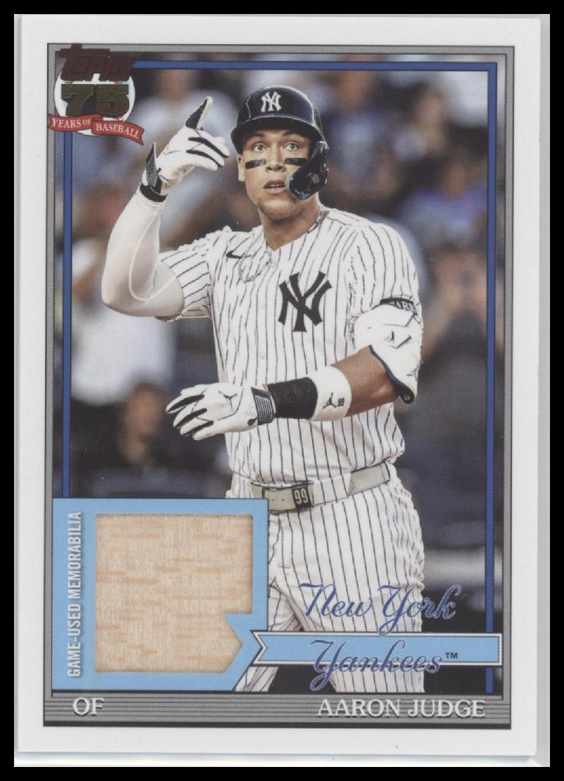 2026 Topps 1991 Topps Baseball 35th Anniversary Relics (Series One) Aaron Judge