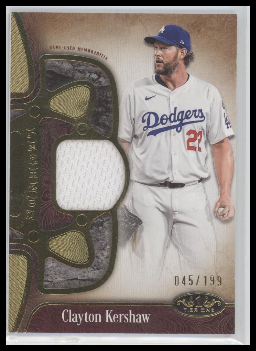 2026 Topps Tier One Tier One Legend Relics /199 Clayton Kershaw #T1LR-CK