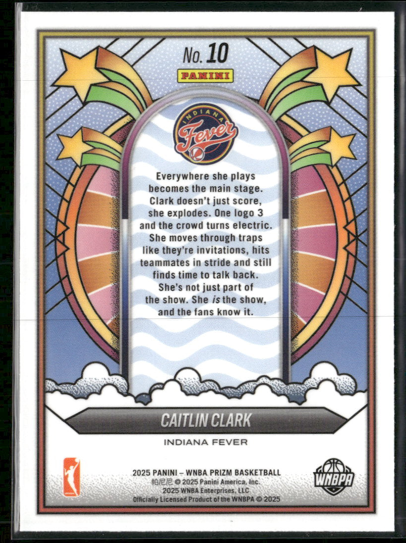 2025 Panini Prizm WNBA Groovy Caitlin Clark #10