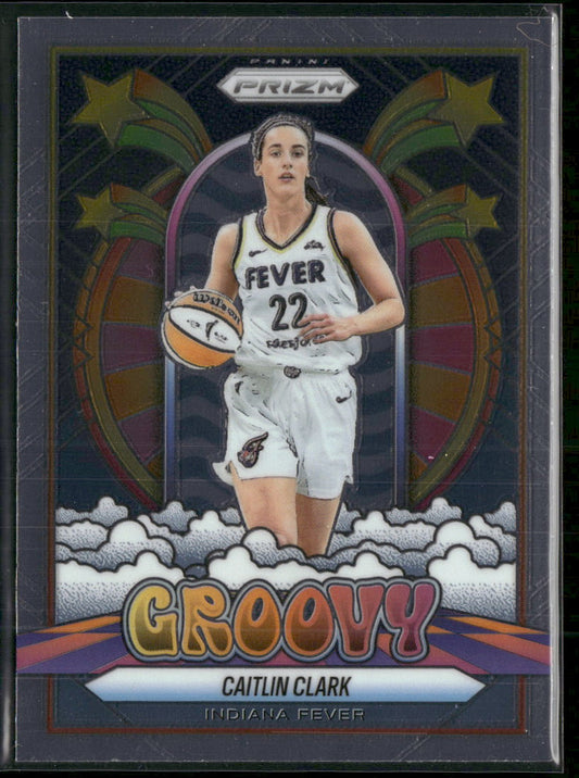 2025 Panini Prizm WNBA Groovy Caitlin Clark #10
