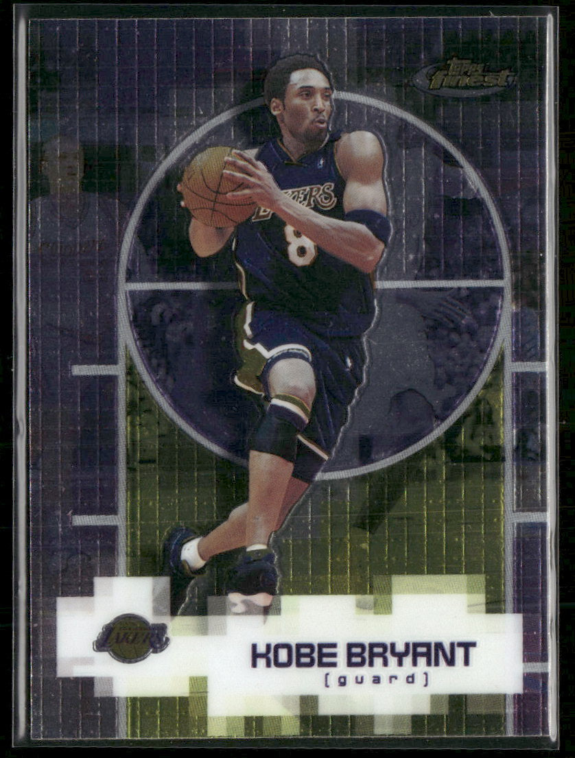2000-01 Finest Kobe Bryant #8 Damaged On Back