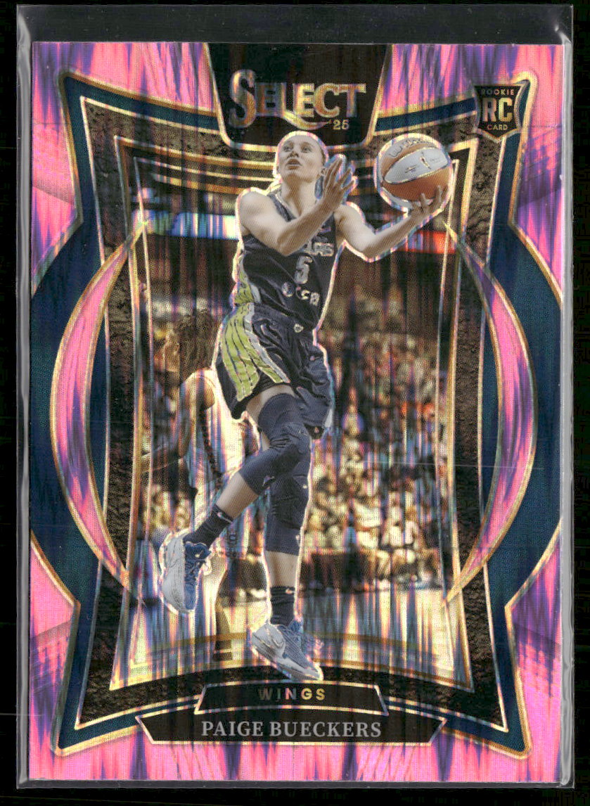 2025 Panini Select WNBA Pink Flash Prizms Paige Bueckers Rookie #25