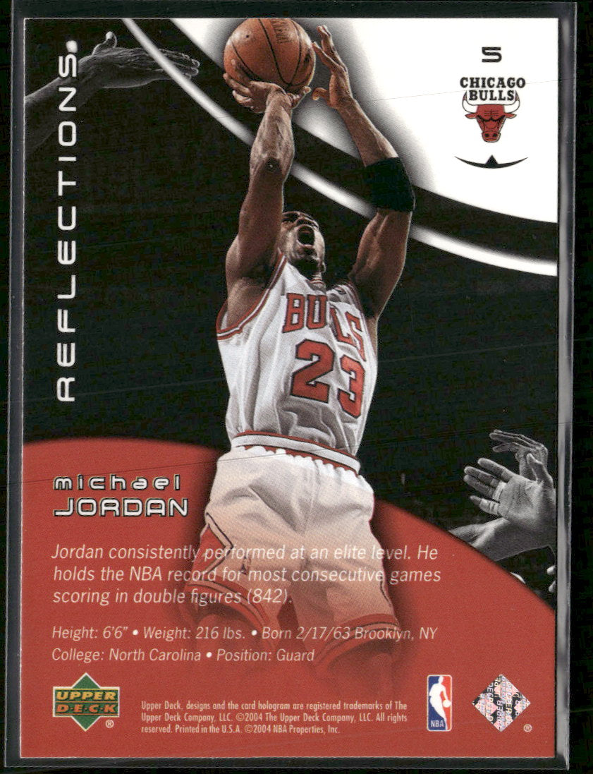 2003-04 Upper Deck Triple Dimensions Reflections Michael Jordan #5