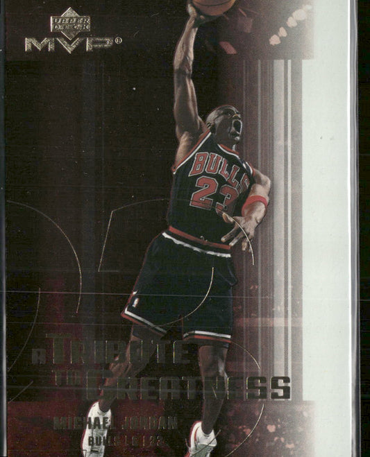 2003-04 Upper Deck MVP A Tribute to Greatness Michael Jordan #MJ5