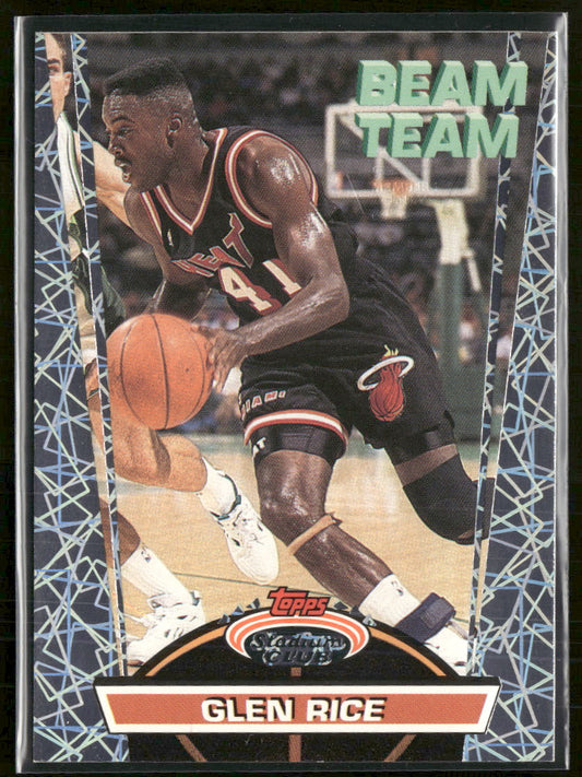 1992-93 Stadium Club Beam Team Members Only Glen Rice #8