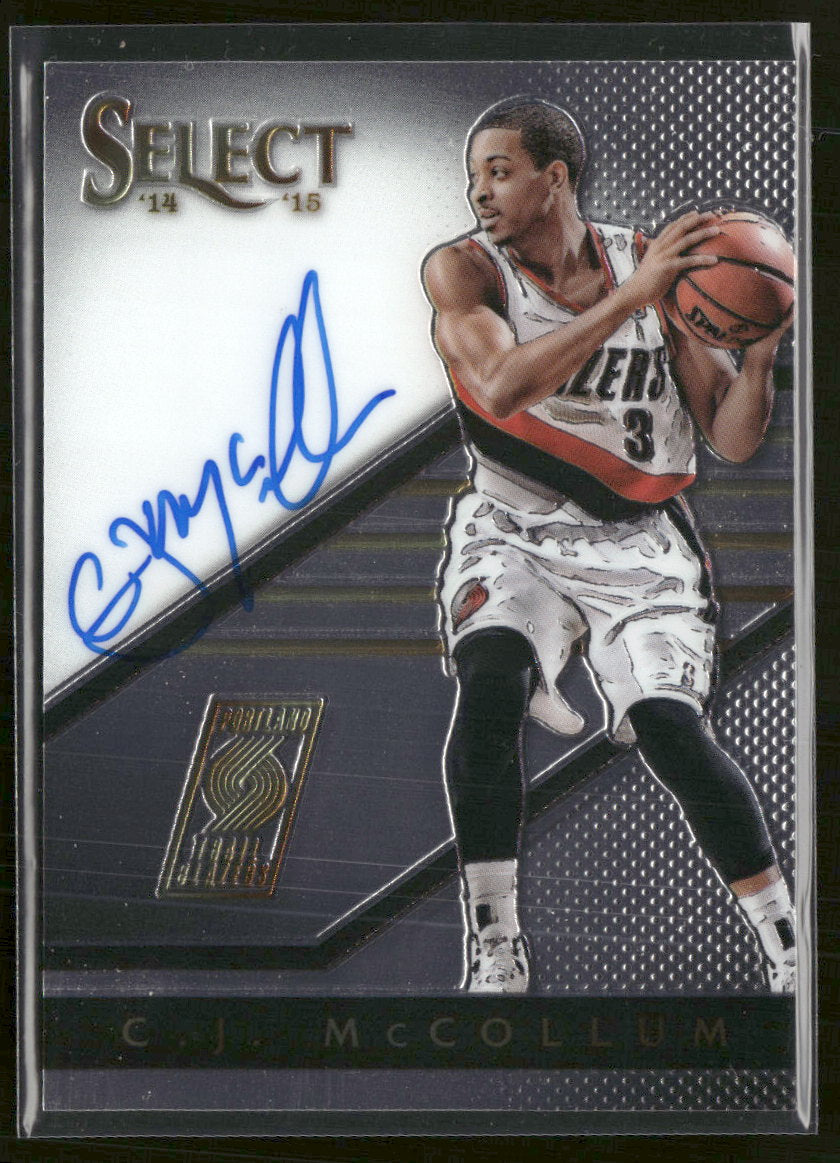 2014-15 Panini Select Signatures C.J. McCollum #/149 Auto #S-CJ