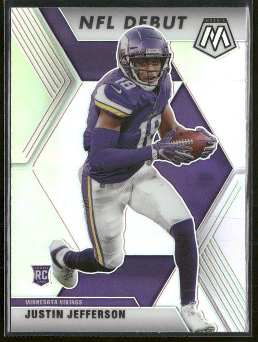 2020 Panini Mosaic Prizm Silver Justin Jefferson #270