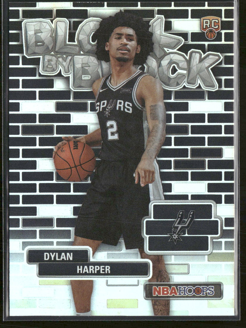 2025-26 Hoops Block By Block Dylan Harper #BYB-2