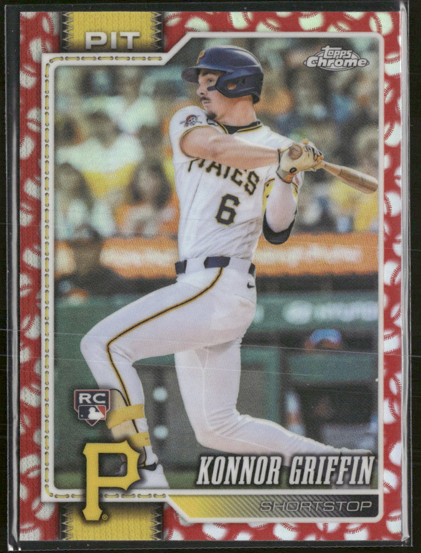 2026 Topps Chrome Baseball Seams Refractors Konnor Griffin Rookie #74