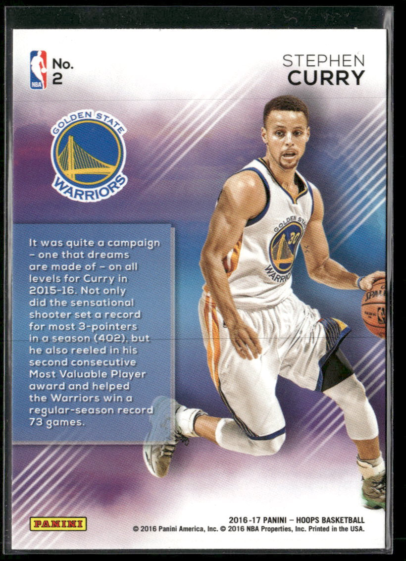 2016-17 Panini NBA International Edition Dreams Stephen Curry #2