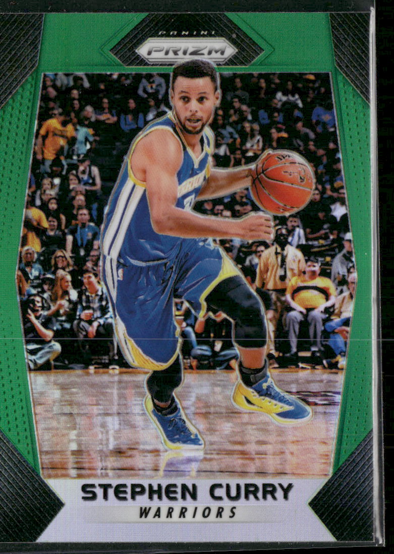2017-18 Panini Prizm Prizms Green Stephen Curry #41