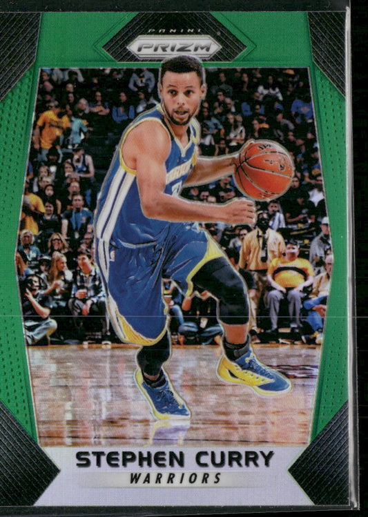 2017-18 Panini Prizm Prizms Green Stephen Curry #41