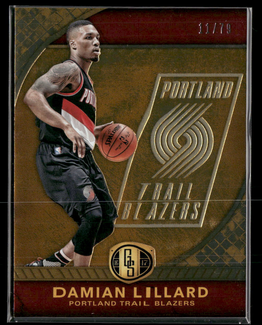 2016-17 Panini Gold Standard AU Damian Lillard #/79 #82