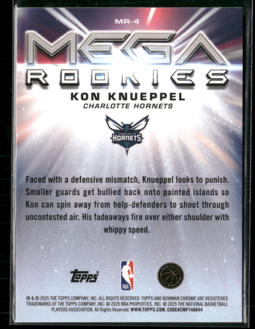 2025-26 Bowman Mega Rookies Kon Knueppel #MR-4