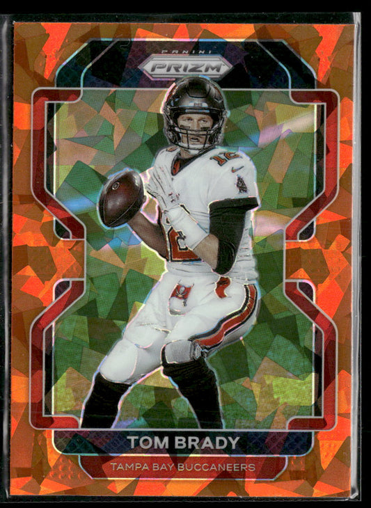 2021 Panini Prizm Orange Ice Tom Brady #294