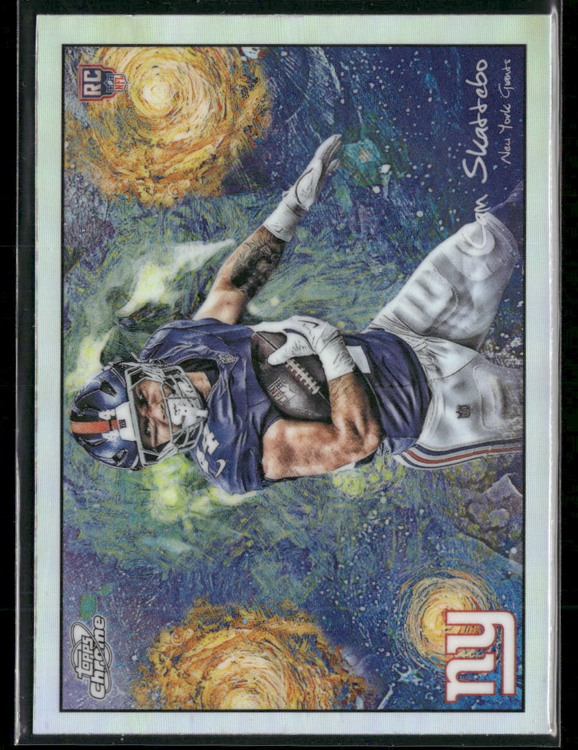 2025 Topps Chrome Cosmic Stars in the Night Cam Skattebo #STN-5