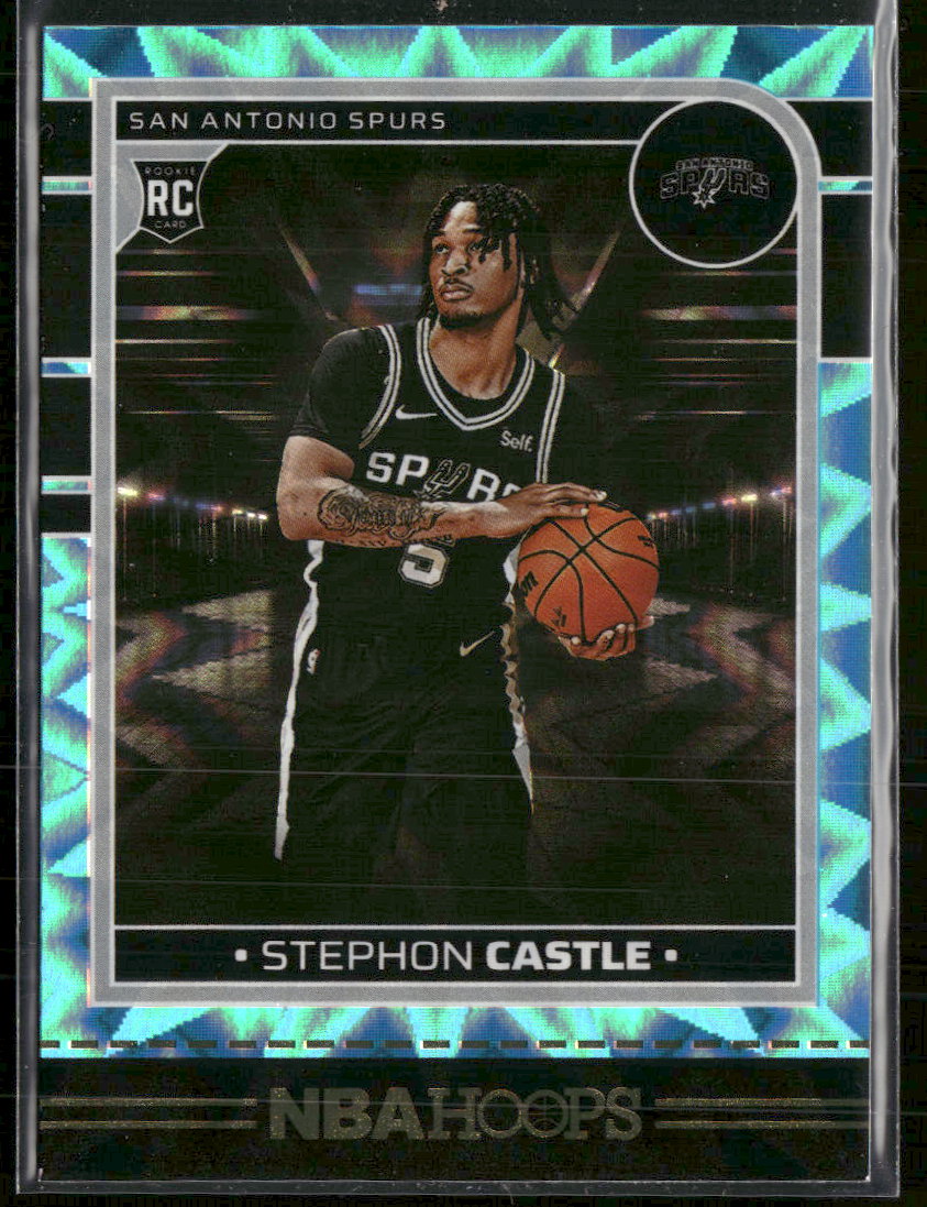 2024-25 Hoops Teal Explosion Stephon Castle Rookie #234