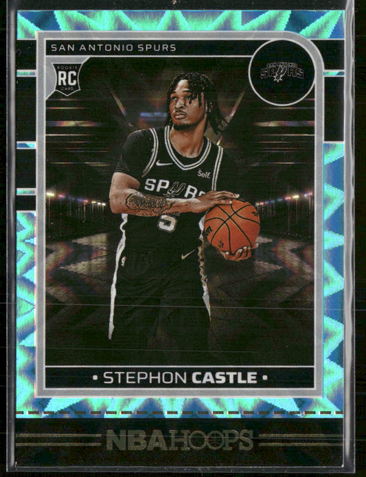 2024-25 Hoops Teal Explosion Stephon Castle Rookie #234