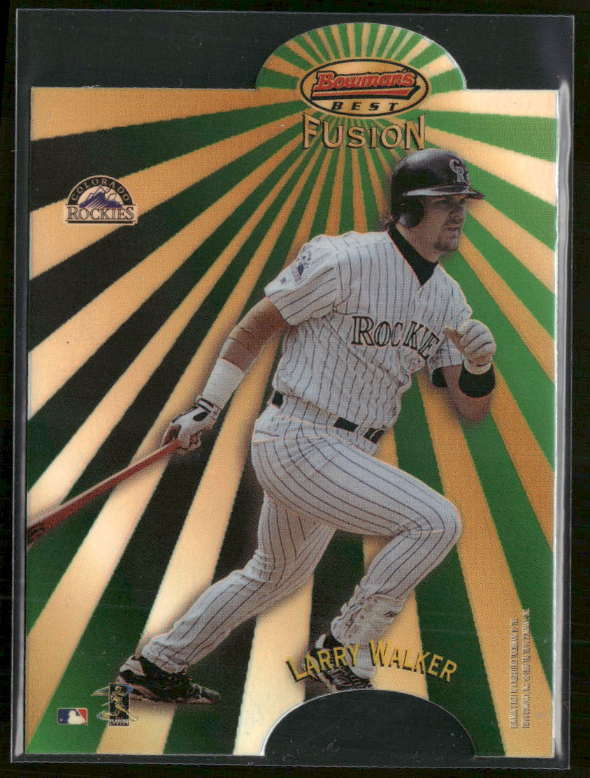 1998 Bowman's Best Mirror Image Fusion Refractor Larry Walker/Mark Kotsay #/100