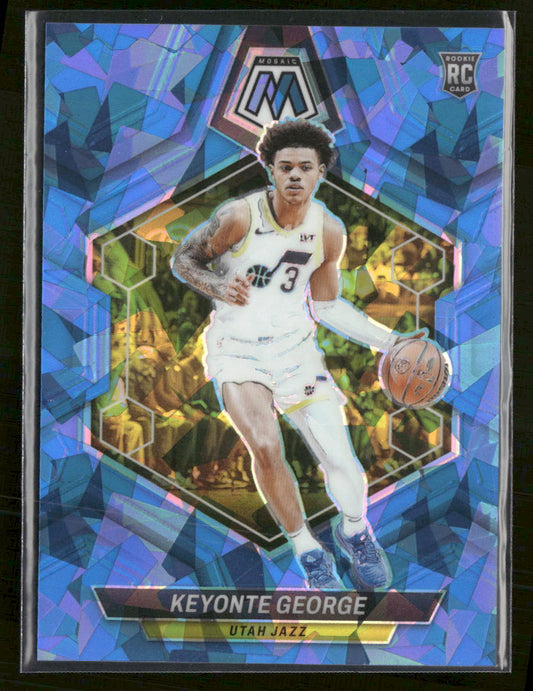 2023-24 Panini Mosaic Ice Keyonte George Rookie #/125 #222