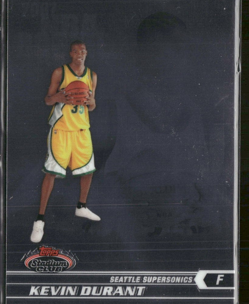 2007-08 Stadium Club Kevin Durant Rookie #/1999 #102