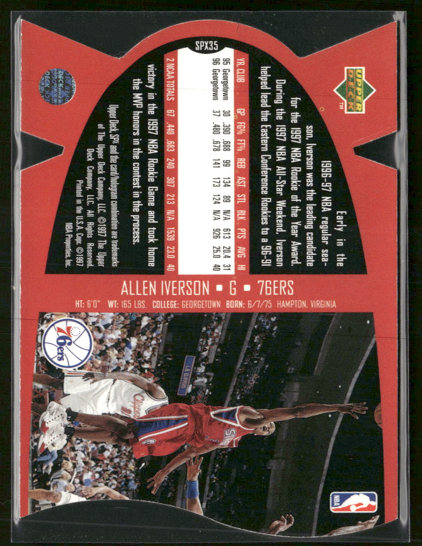 1997 SPx Allen Iverson #SPX35