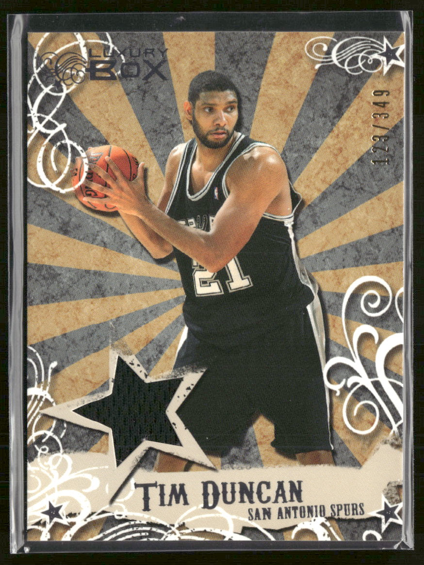 2006-07 Topps Luxury Box Mezzanine Relics Tim Duncan #/349 #MR-TD