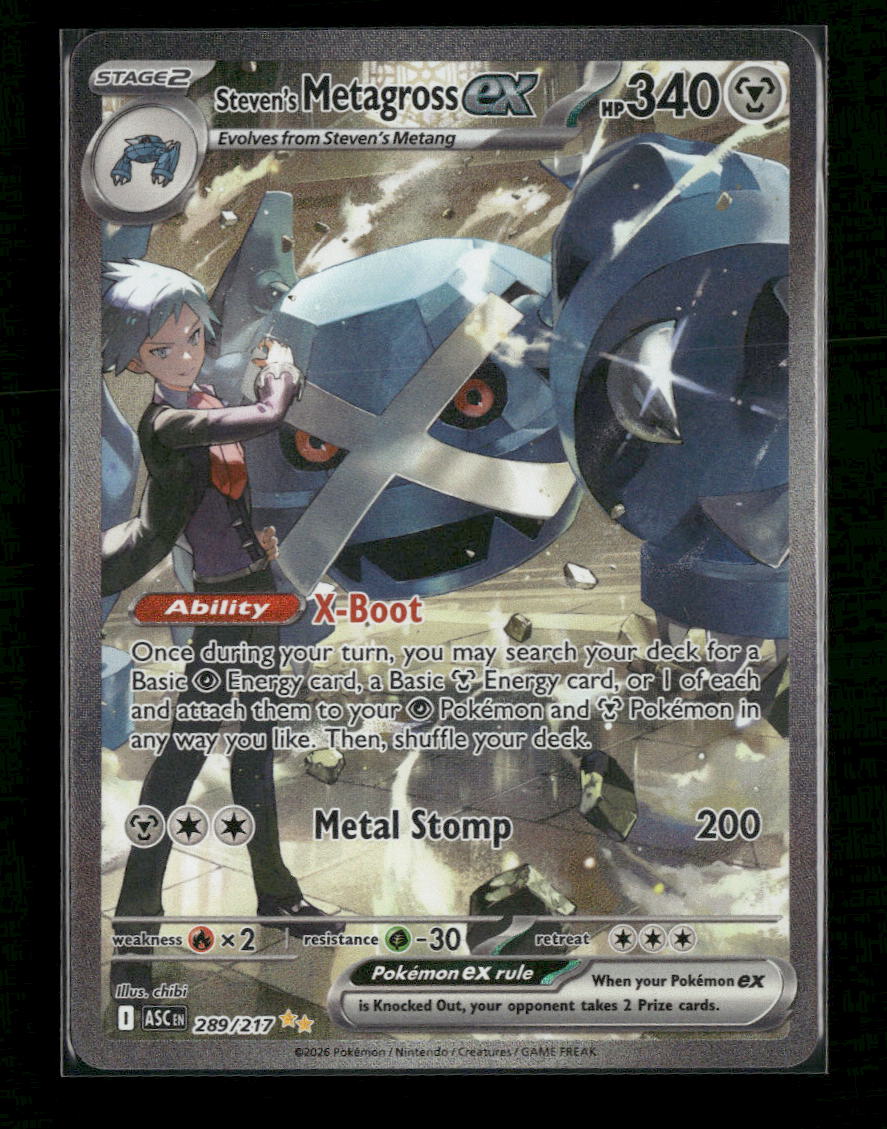 ME: Ascended Heroes Steven's Metagross ex #289/217