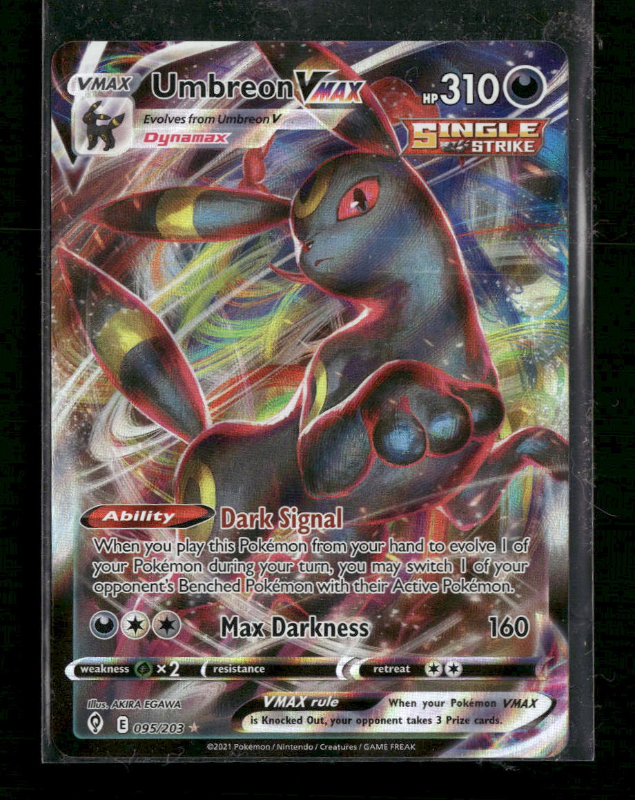 SWSH07: Evolving Skies Umbreon VMAX #095/203