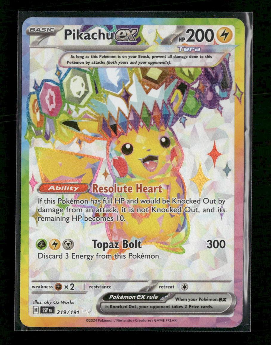 SV08: Surging Sparks Pikachu ex #219/191