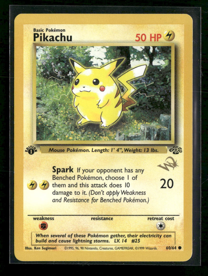 WoTC Promo Pikachu [W Stamped] #60/64