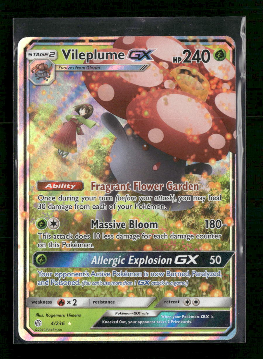 SM - Cosmic Eclipse Vileplume GX #4/236
