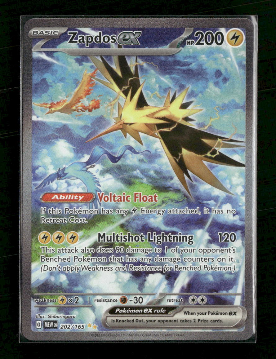 SV: Scarlet & Violet 151 Zapdos ex #202/165